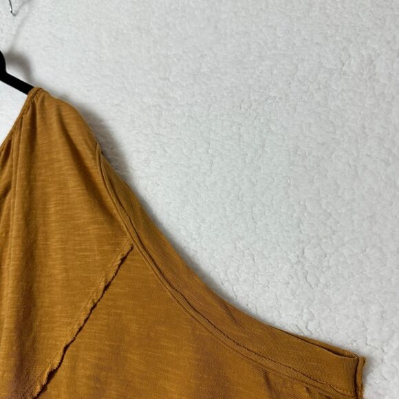 Free People We The Free Spring Break One Shoulder Top Size L Boho Flowy Oversize - Picture 8 of 14